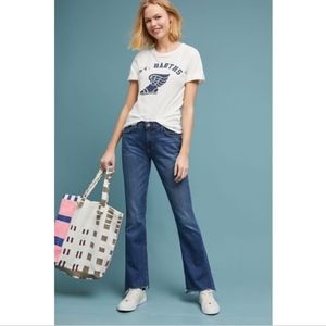 NWT ANTHRO CURRENT/ELLIOTT THE FLIP FLOP JEANS